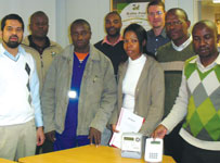 Actom personnel seen here with Tshwane Electricity Department officials during one of the training sessions that was organised to prepare various staff members of the department for the introduction of smart prepayment meters